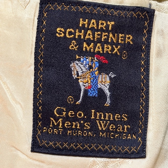 Hart Schaffner Marx Jack Nicklaus Golf Masters VINTAGE Green Blazer 35 R - Picture 6 of 11